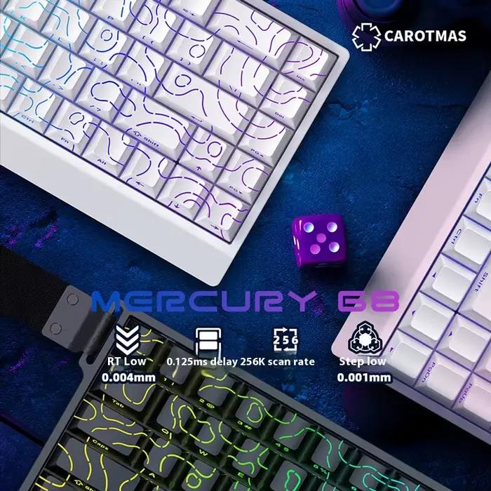 Mercury68 clavier interrupteur magnétique IROK Carotmas Mercury 68