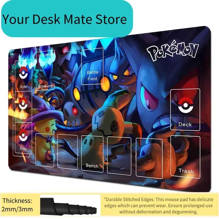 Tapis de jeu PTCG, tapis de jeu Pokémon