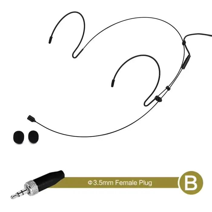 Double crochet d'oreille casque micro