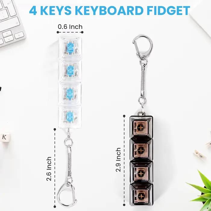 Porte-clés clavier lumineux 4/9 touches