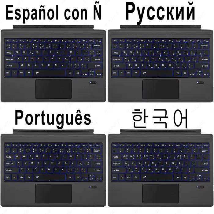 Clavier avec pavé tactile pour Microsoft Surface Pro 3 4 5 6 7 12.3 "