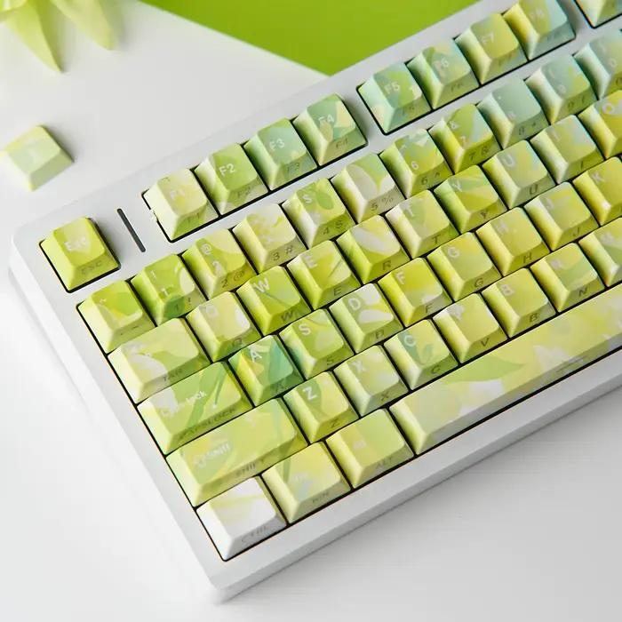 Capuchons de touches de clavier mécanique PBT Cherry Dye Sub