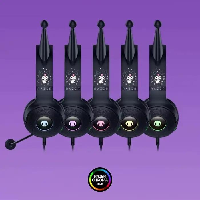 Razer Sanrio Kuromi Casque filaire