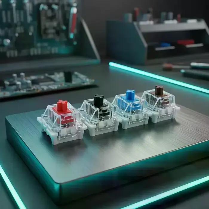 Interrupteurs de clavier mécanique avec retour sonore et extracteur de touches pour la construction de claviers