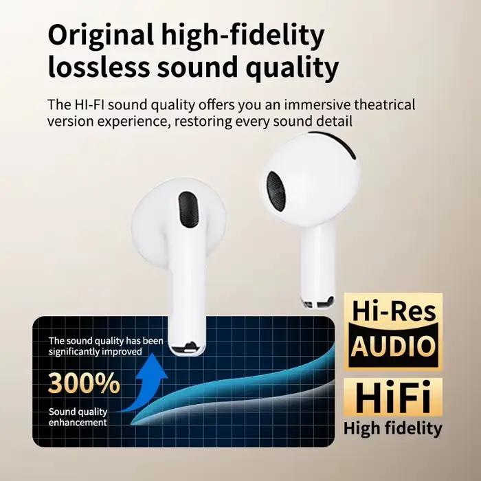 Casque Bluetooth sans fil Air Pod d'origine avec compartiment de chargement