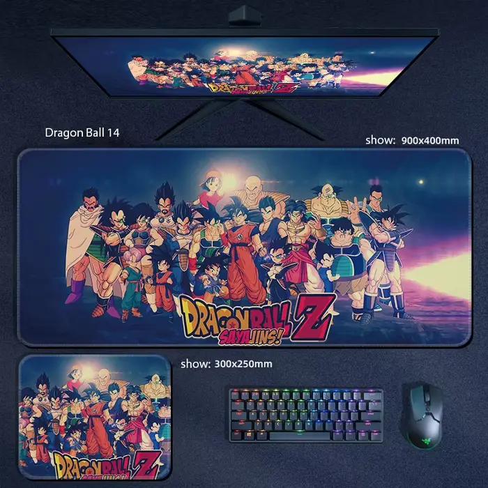 Dragon Ball Z Super Anime Figure tapis de souris grand