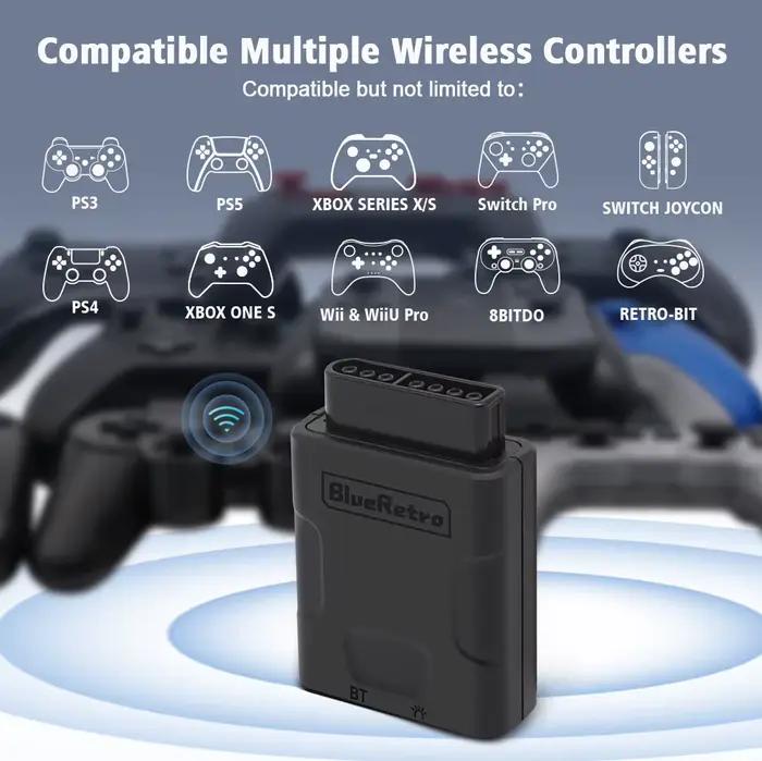 Adaptateur de contrôleur sans fil RetroScaler Blueretro
