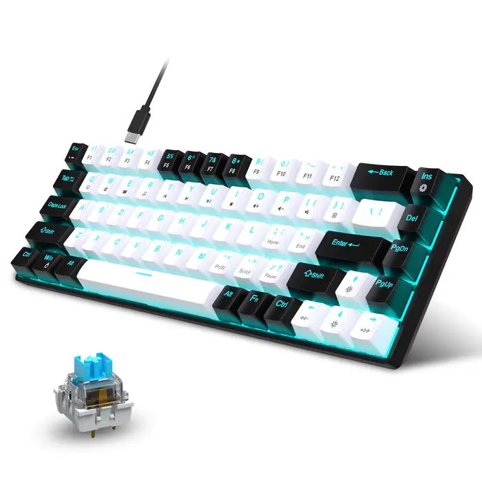 Clavier mécanique ergonomique rétro4.2 RVB LED