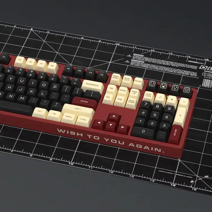KBDiy 161 touches/ensemble SA profil Rome Keycaps Gamer Double Shot ISO PBT Keycap pour clavier mécanique bricolage personnalisé pour commutateurs MX