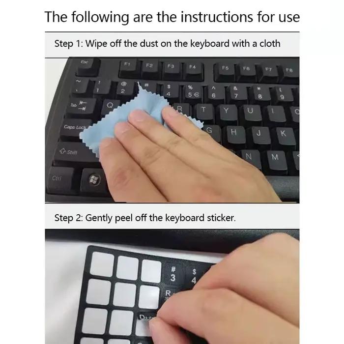 Autocollants de clavier