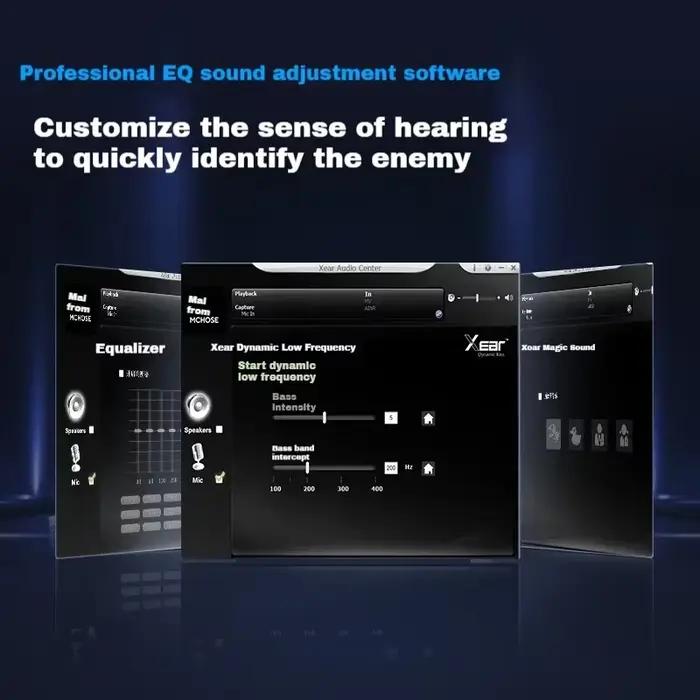 MCHOSE V9 Pro musique casque de jeu 3 modes sans fil réduction du bruit micro personnalisé