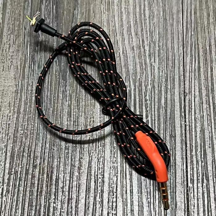 Câbles de connexion Audio d'origine pour JBL Quantum Q100 Q200 Q300 remplacement d'écouteurs de jeu câble auxiliaire de 3.5mm double blister certification CE pour gamer sonore pur et clair