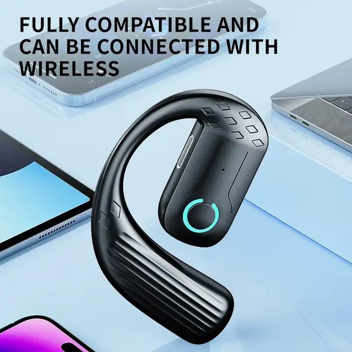 Écouteur sans fil ouvert Bluetooth 5.4 180 ° Casque universel d'oreille gauche droite réglable de Rotation avec le