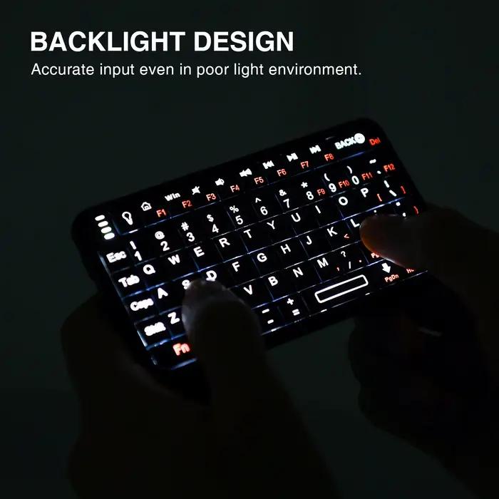 Rii-Clavier sans fil Bluetooth 518BT pour TV