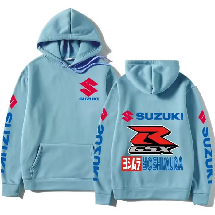 Suzuki Logo moto course équipe hommes à capuche 2026 nouvelle mode femmes sweat printemps automne sport Couple hauts pullover