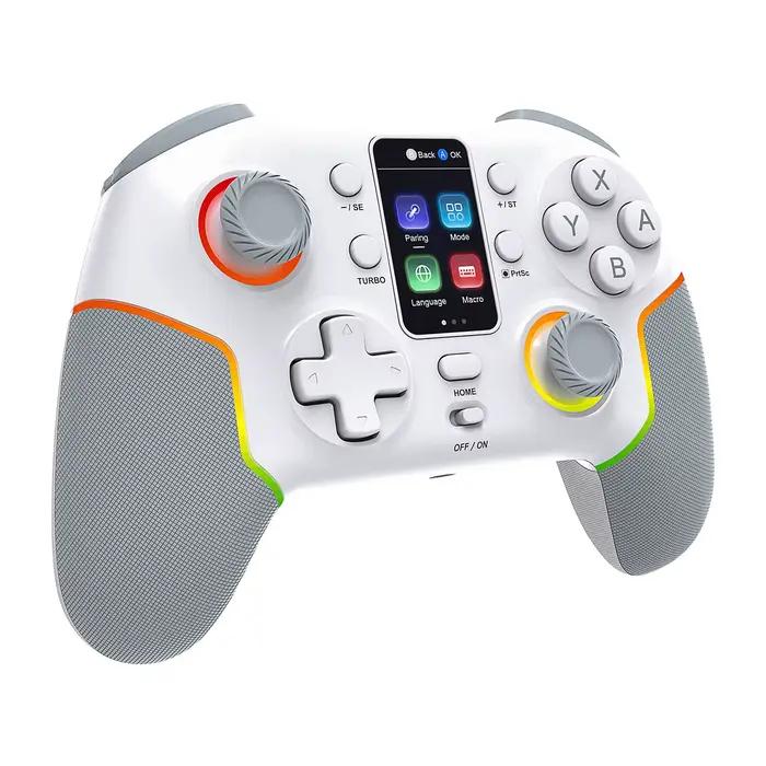Contrôleur sans fil 7052P pour PC/Switch/iOS/Android avec écran Intelligent