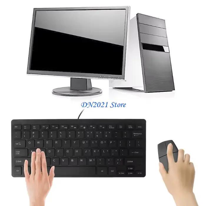 F3KE 104 touches clavier Ultra-mince câble USB Mini