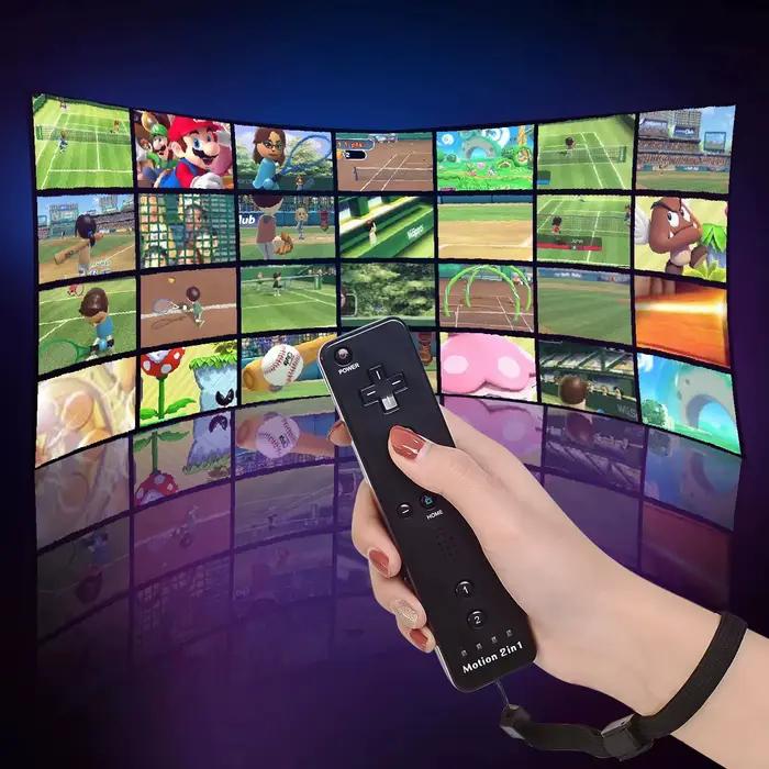Pour Motion Plus 2in1 contrôleur télécommande Wii