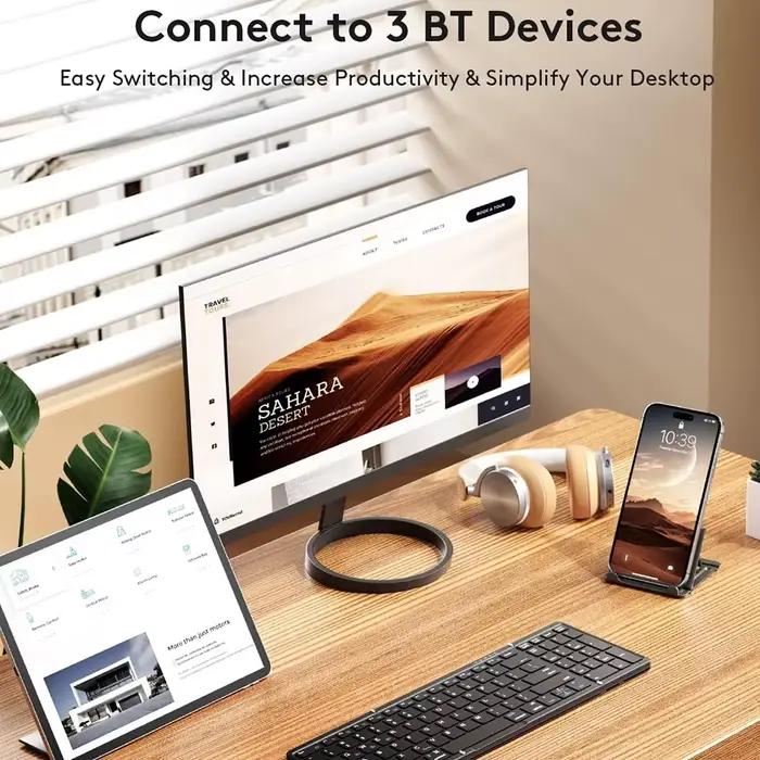 Clavier Bluetooth pliable