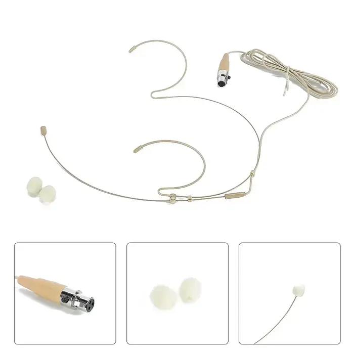 Double crochet d'oreille casque micro pour Shure sans fil