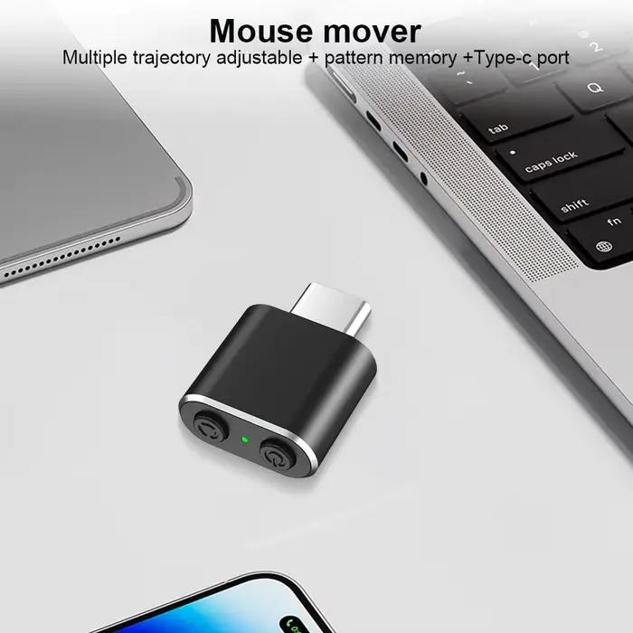 Nouveau simulateur de mouvement de souris USB-C en métal