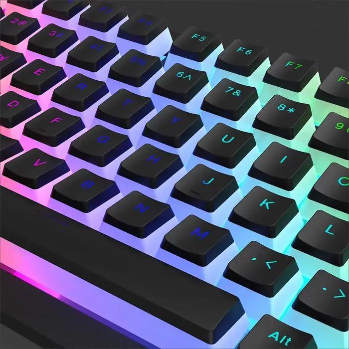 Pudding Keycap 130 touches PBT Double Shot Mteria clavier