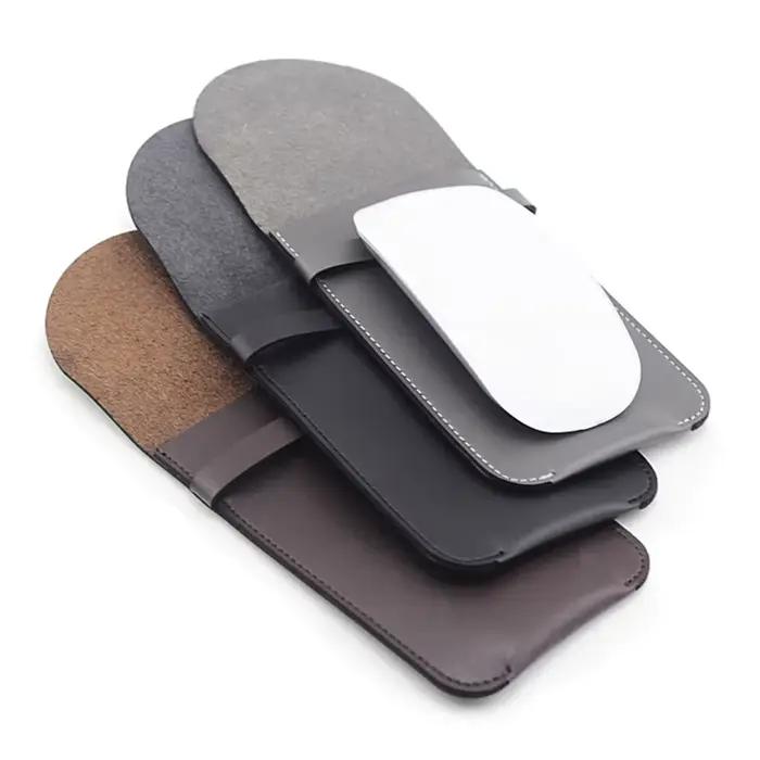PU Leature Souris De Jeu Sac De Rangement anti-rayures Étui De Protection pour Magic Mouse 2 / 1 Voyage Pochette De Transport Sac