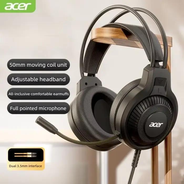 Acer OHW303 casques Gamer 7.1 stéréo virtuel Surround basse écouteur lumière LED casque de jeu pour ordinateur PC