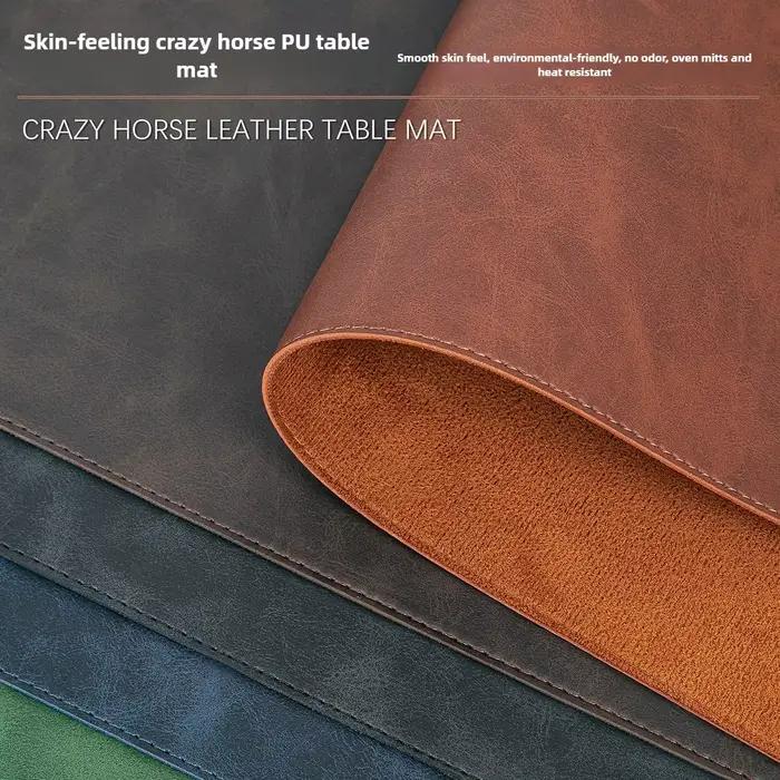 Tapis de bureau imperméable en PU