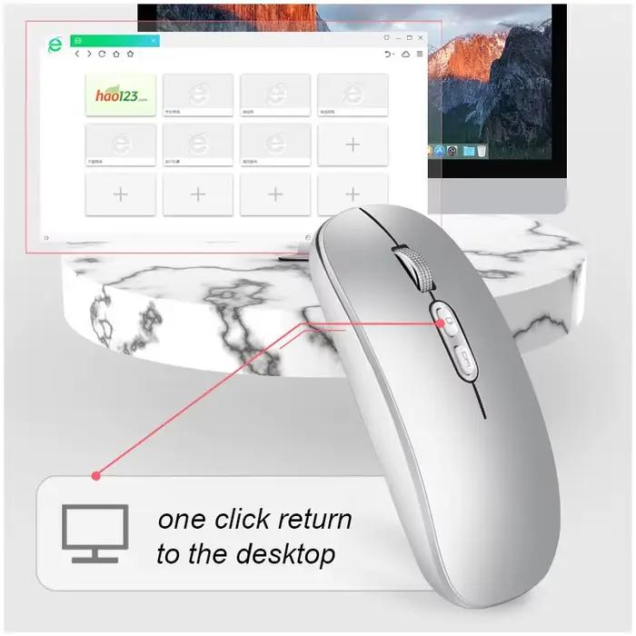 Souris sans fil Bluetooth 2.4 ghz double Mode