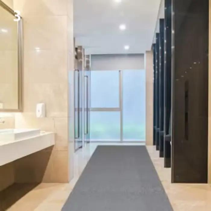 Tapis de salle de bain, Drainage antidérapant, zone de salle de bain résistante à l'humidité, porte, tapis de sol de douche, cuisine multifonctionnelle, plastique étanche