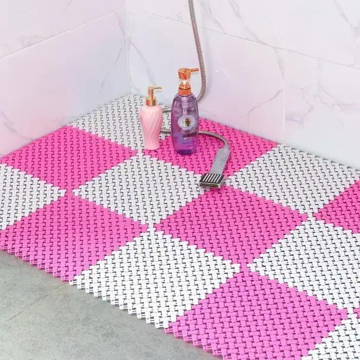 Tapis antidérapant pour salle de bain, 1 pièce, tapis imperméable pour la douche, anti-chute, pour la salle de bain