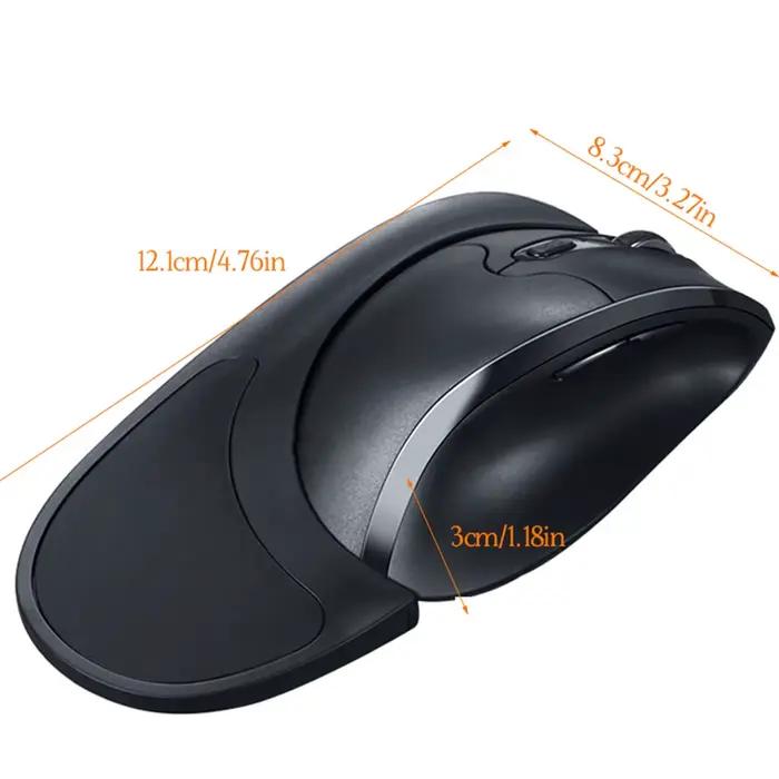 Souris Sans Fil Ergonomique à Défilement Rapide Récepteur USB pour PC