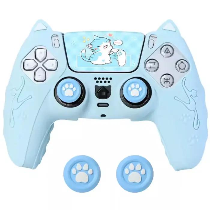 Étui de protection en caoutchouc pour contrôleur PlayStation 5 PS5