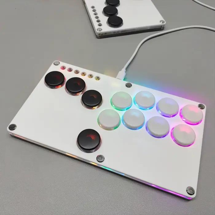 [B63C] Flatbox Hitbox jeu de combat d'arcade encodeur contrôleur Xinput/Dinput Mini