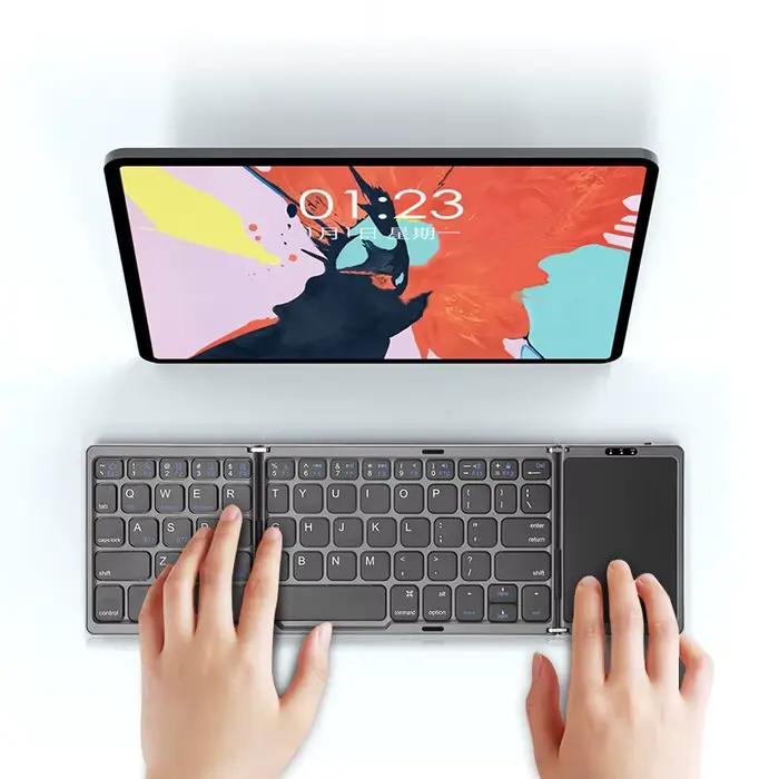Mini clavier pliant Portable anglais coréen