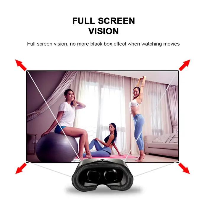Lunettes 3D VR pour Smartphones, Immersion Totale, Visionnage Films et Jeux Vidéo, Design Ergonomique, Support 7 Pouces, Compatible Multiples Marques, Occasions Spéciales