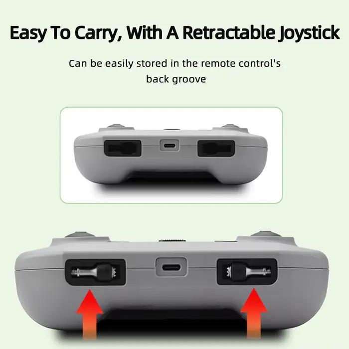 Bâtons de contrôleur BRDRC pour télécommande DJI FLIP/Mini 4K/4 Pro/Mini 2/AIR 2S/Mini 3 Pro