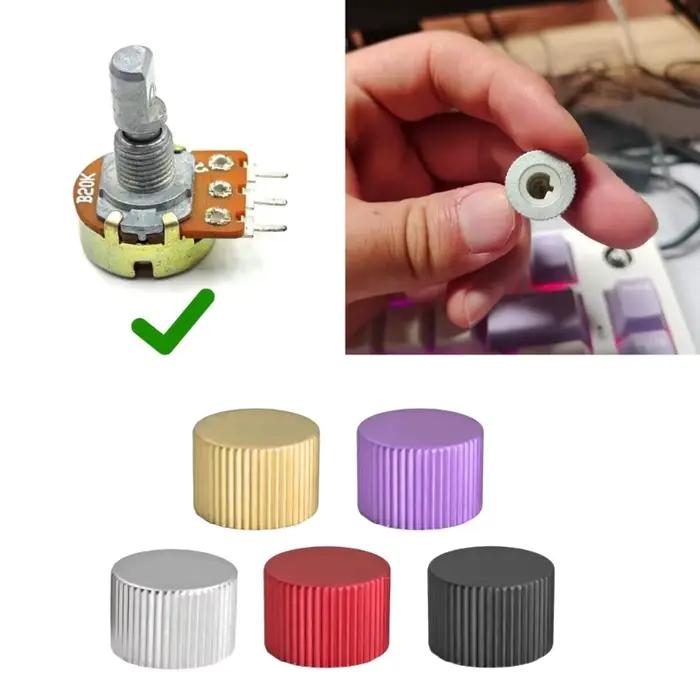 Bouton commande métal élégant pour frappe professionnelle les configurations clavier jeu H8WD