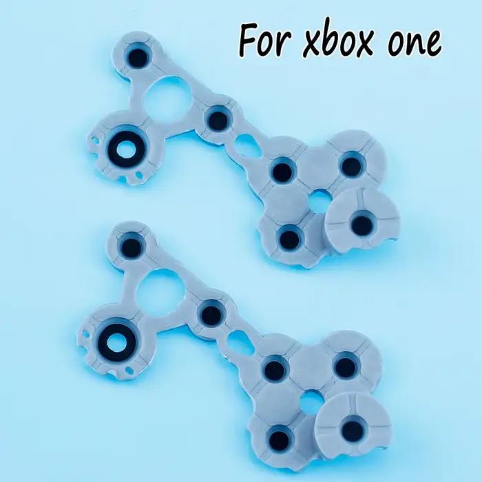 1 PC contrôleur sans fil en caoutchouc conducteur pour Xbox One S slim X/série One S X/Elite V1 V2 manette de jeu bouton de clé en silicone D pad