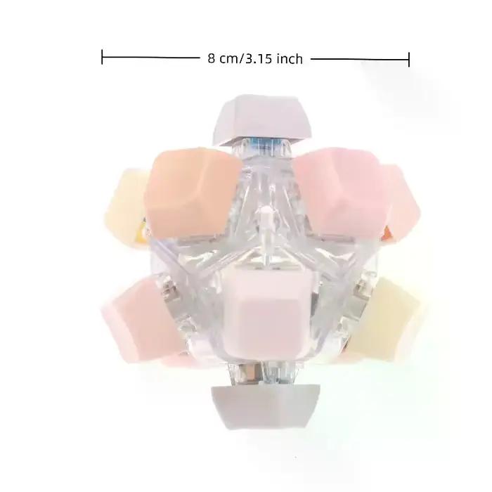 Testeur de pression JETTING à 12 touches pour clavier de bureau, design lumineux, confortable et facile à utiliser pour améliorer l'expérience de jeu