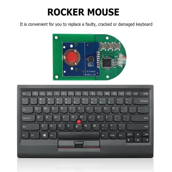 Pointeur de souris à bascule pour clavier d'ordinateur