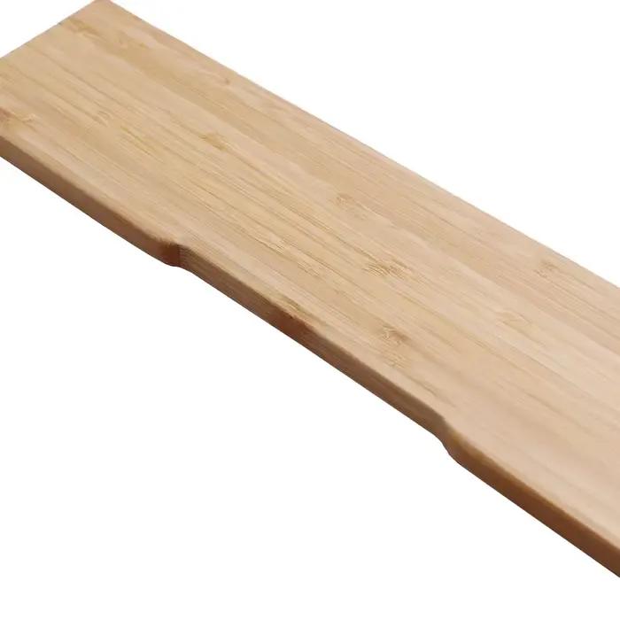 Repose-main en bois de bambou pour clavier mécanique