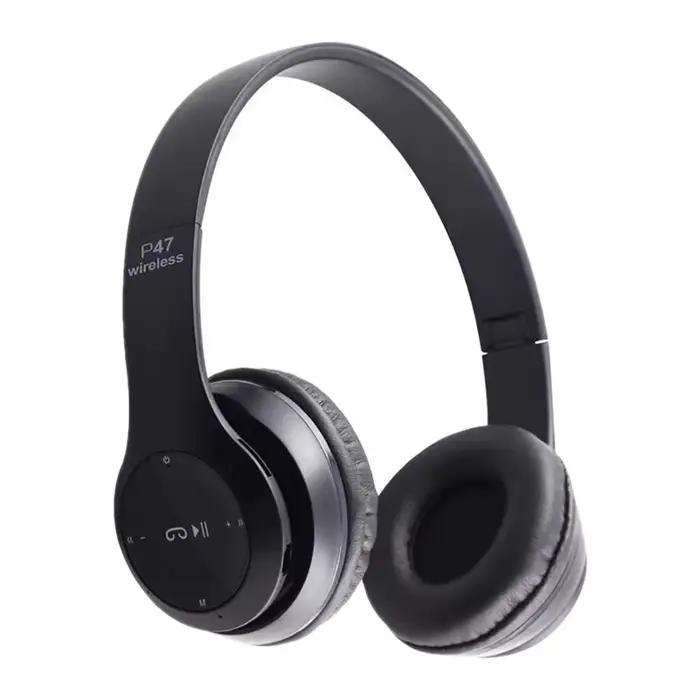 P47 écouteurs sans fil 5.0 Bluetooth casque pliant série HiFi stéréo basse sport jeu