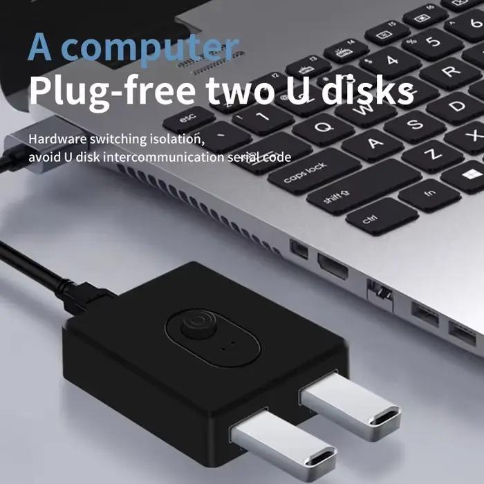 Commutateur USB 3.0 Hub 1x2/2x1
