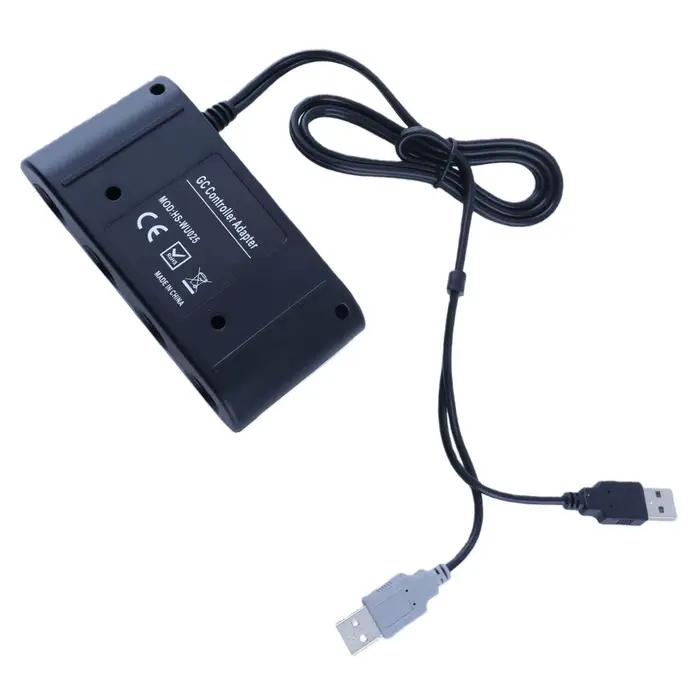 Adaptateur de contrôleur GC 3 en 1 avec fonction Turbo pour Switch et PC pour parties multijoueurs intenses et expérience de jeu améliorée