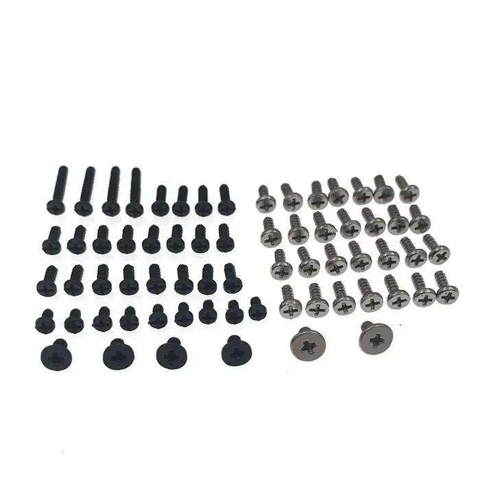 Ensembles de vis de haute qualité pour boîtier de console Steam Deck noir argenté et bleu clair pour gamers occasions spéciales