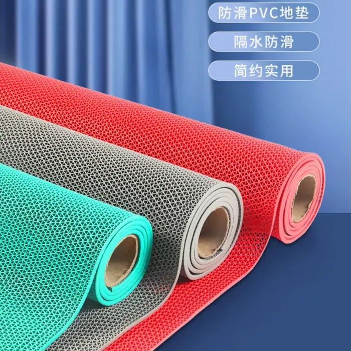 Tapis de salle de bain, Drainage antidérapant, zone de salle de bain résistante à l'humidité, porte, tapis de sol de douche, cuisine multifonctionnelle, plastique étanche