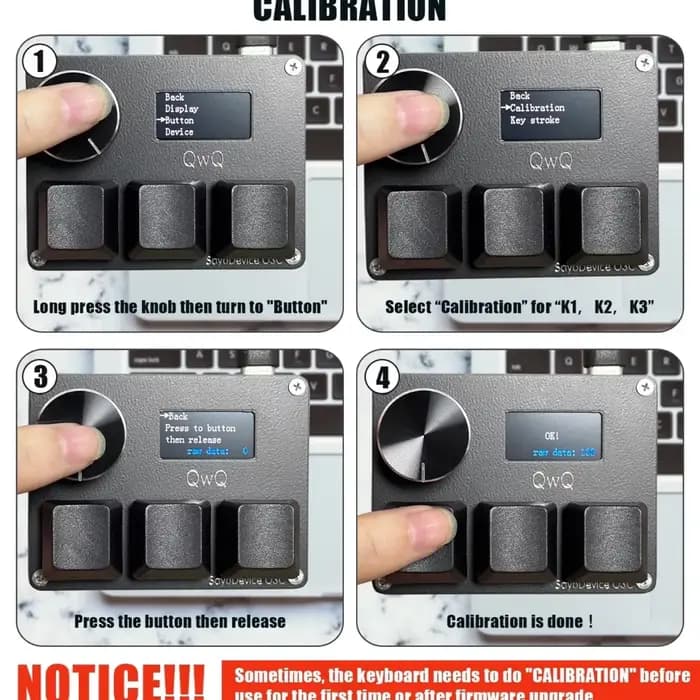 O3C jeu clavier SayoDevice OSU O3C déclencheur rapide Hall commutateurs magnétique rose commutateurs clavier bouton écran copie pâte Shotcut