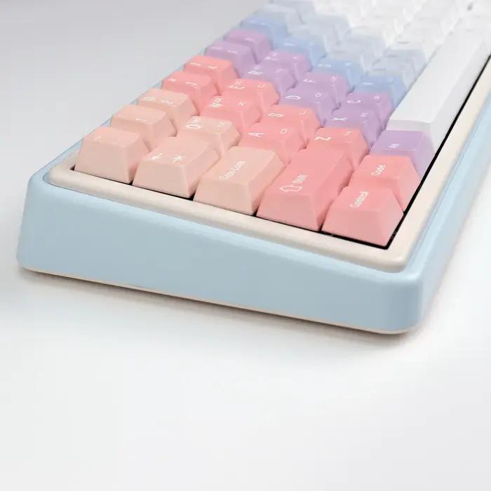 KBDiy coréen Dreamscape Keycap PBT Hangul Cherry profil Keycaps personnalisé Alice espace divisé ISO pour clavier mécanique Bluetooth